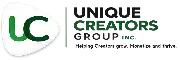 Unique Creators Group Inc. official logo – a global creator growth company specializing in YouTube channel management, original content production, monetization, and digital media solutions.