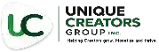Unique Creators Group Inc. official logo – a global creator growth company specializing in YouTube channel management, original content production, monetization, and digital media solutions.